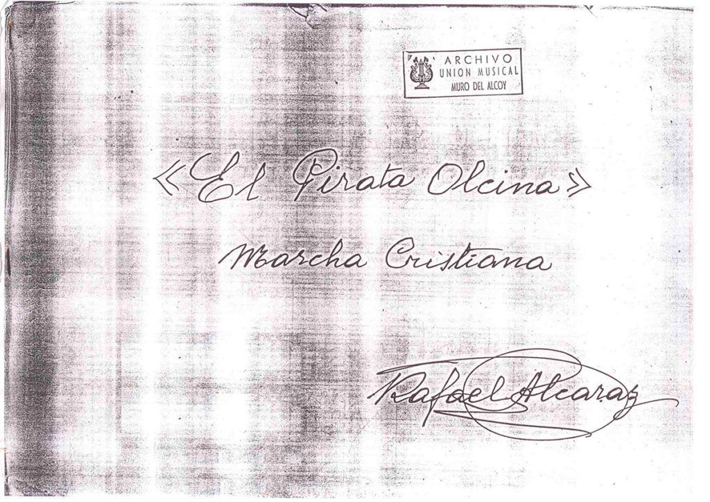 Portada de "El Pirata Olcina"